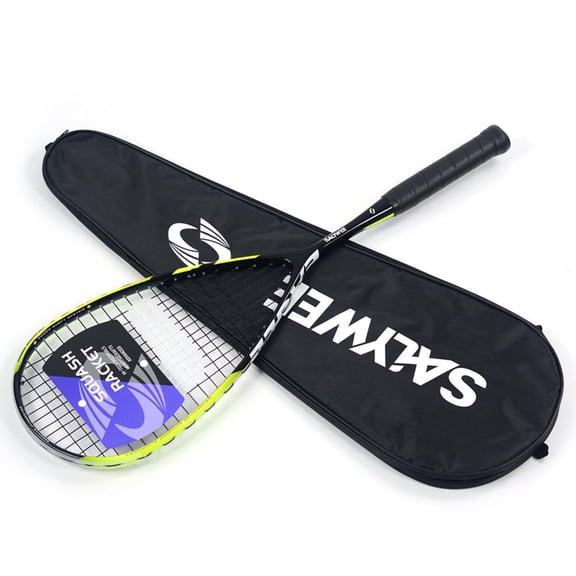 SALYWEE Lightweight Graphite Carbon Fiber Squash Racket 50-55lbs Racquets with Free Bag