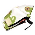 thumbnail image 5 of Frogs Mushrooms Cartoon Cute All Weather Umbrella Triple Folding Parasol 6 Ribs UV Protection Portable, 5 of 8