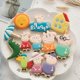 thumbnail image 3 of Stainless Steel Biscuit Mould 6-Piece Cartoon Pig Set Baking Kitchen Tools Cookie Cutters, 3 of 4