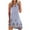 Purple, variant on IROINNID Sundress For Women Plus Size Casual Loose Knee-Length Dress Sleeveless Round Neckline Strapless Print Elastic Waist Dress