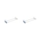 thumbnail image 4 of Advancent Montado en la pared Toallero Baño Cocina Colgando Ducha Toallas Soporte Bar Oficina Hotel Organizador Estante Soporte Azul Azul 2piezas, 4 of 6