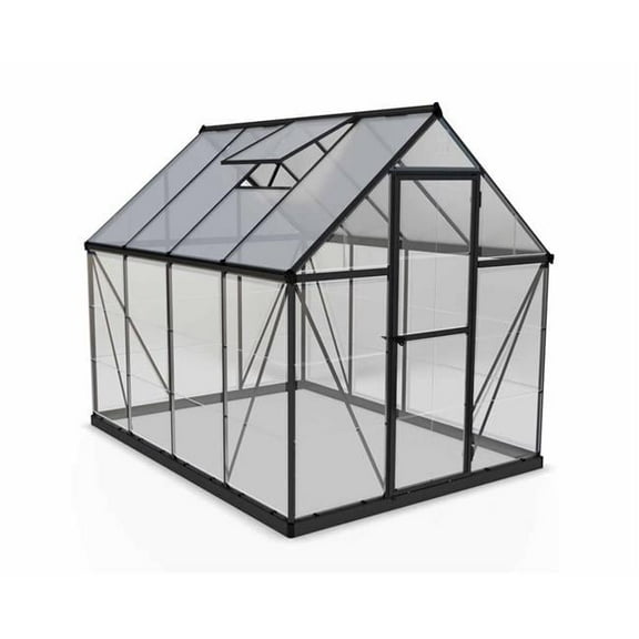 6 x 8 ft. Hybrid Greenhouse, Gray