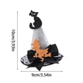 thumbnail image 2 of Halloween Headband Hat, Halloween Mini Pointy Witch Hat Bow Hair Clip For Party Ghost Dress Up Utility, 2 of 6