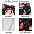 thumbnail image 4 of luoweisi Men's Beach Shorts Quick Dry Swim Trunks with Mesh Lining Christmas Santa Claus M, 4 of 5