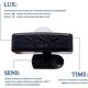 thumbnail image 3 of Luz de seguridad impermeable con sensor de movimiento de 20 W, foco LED ajustable para exteriores e interiores, Ip65, blanco frío, 6000 K, 1600 lm, modo automático para garaje, entrada,11 Feliz Sencillez, 3 of 5
