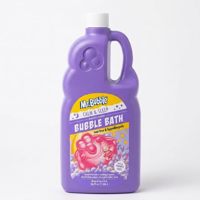 Mr. Bubble Calm & Sleep Bubble Bath 1.06L | Baño de Burbujas Relajante Hipoalergénico para Niños