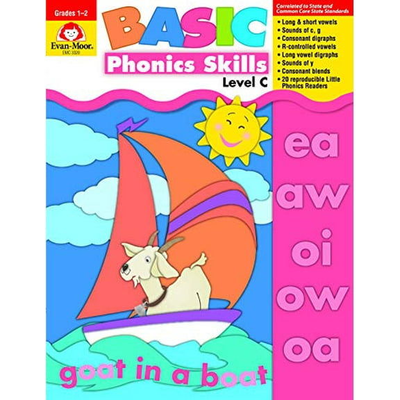 Pre-Owned Basic Phonics Skills Level C (Paperback) by Evan-Moor Educational Publishers
