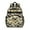 Black Gold White, variant on Blue Marble Pattern Backpack for School,Cute School Bag,Schoolbag with Adjustable Shoulder Straps & Padded Back,15.25"x11.5"x5.25"