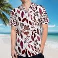 thumbnail image 5 of High Quality Hawaiian Shirts for Men Short Sleeve Aloha Beach Shirt Floral Summer Casual Button Down Shirts Blouses UJFANL, 5 of 7