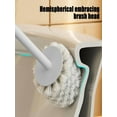 thumbnail image 2 of Gmogad Toilet Brush, Toilet Brush and Holder Set Bathroom Accessories, Toilet Scrubber with Clean Brush, Cleaning Supplies Toilet Bowl Cleaner Brush for Deep Cleaning, White, 2 of 6