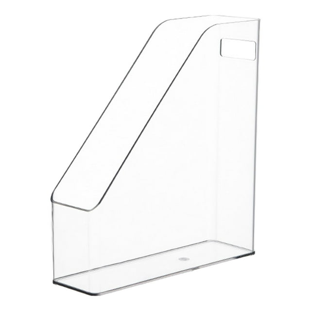 yuksok Porte-Revues pour Animaux Transparent Organisateur de Bureau 9.8x3x10.6 Pouces Rack de Rangement