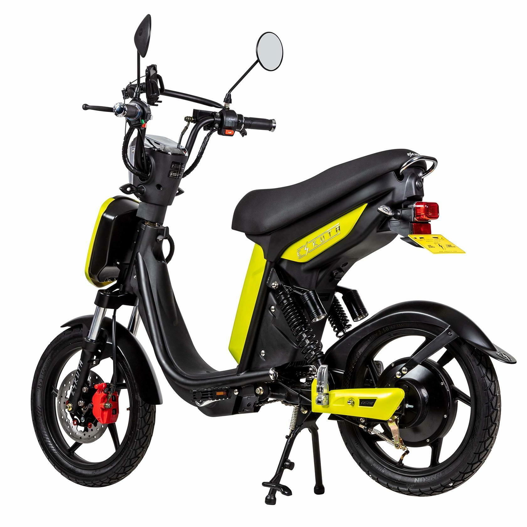 EAPC Electric Bike with Robust Powerful Brushless Motor, Pedal Assist, Rapid Charging, Zero Emissions for 100% Clean & Maintenance-Free Transport (Yellow, SX-250)