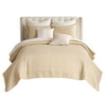 thumbnail image 3 of Greenland Home Homestead Natural Modern Farmhouse Quilt Set, 3-Piece Full/Queen, 3 of 9