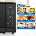 thumbnail image 3 of Mainstays 1.1 Cu. ft Microwave Oven in Black, 3 of 10