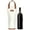 White Brown, variant on Luxury Wine Carrier Tote Insulated Cooler Bag for 2 Bottle Wine Carrying Case