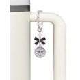 thumbnail image 3 of Delight Jewelry Silvertone Botonee Cross - Round Seal - Silvertone Bow Charm Accessory for Tumblers and Thermal Cups, 3 of 4