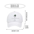 thumbnail image 3 of St. Patrick's Day Hat Adjustable Trucker Cap A Tini Bit Unisex Cap Irish Wineglass Shamrock Graphic Baseball Hat, 3 of 5