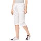 thumbnail image 1 of Tommy Hilfiger Drawsting Casual Cropped Pantalones para Mujer, Blanco, X-Large Tommy Hilfiger recortado, 1 of 1
