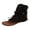 Black, variant on Sandals for Women Dressy Summer Flat Vintage Open Toe Flip Flops Fringe Tassel Ankle Boots 2026 Bohemian Retro Casual Beach Shoes