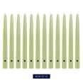 thumbnail image 2 of Colonial Candle Unscented Taper Candles, Willow Green , 12 inch - Pack of 12, Dripless Taper Candle with Premium Cotton Wick and Clean Burn for Parties, Weddings, and Holiday Dinners, 2 of 6