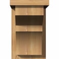 thumbnail image 2 of 7 1/2"W x 12"D x 12"H Monterey Smooth Corbel w/Backplate, Western Red Cedar, 2 of 9