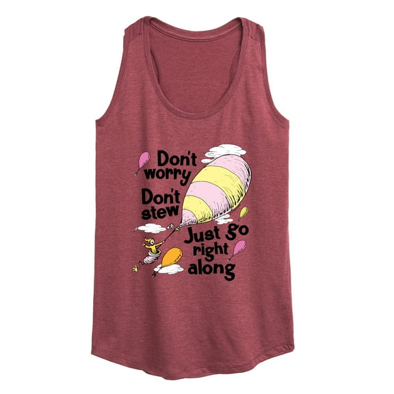 Dr. Seuss - Don't Worry Go Along - Women's Racerback Tank Top
