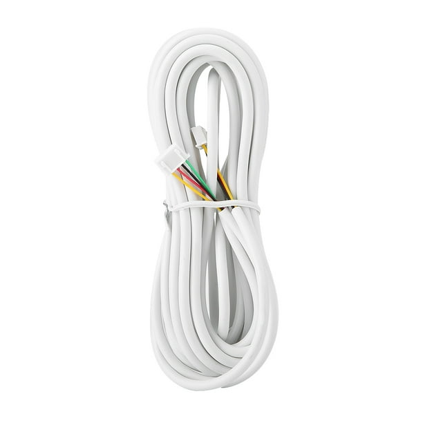 Cable de Cobre Redondo Flexible, De VideoPortero, Cable de 4 Nús, Aislamiente de PVC, 30m