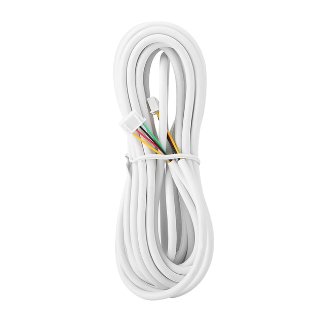 Cable de Cobre Redondo Flexible, De VideoPortero, Cable de 4 Nús, Aislamiente de PVC, 30m
