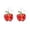B, variant on Fruit and Vegetable Themed Dangle Earrings, Lightweight Acrylic Drop Earrings, Quirky Food Jewelry, Statement Piece for Everyday Wear, Door Knocker Style