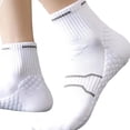 thumbnail image 6 of SBYOJLPB Men's Cushioned Sports Socks 2 Pairs Thick Sole Breathable Moisture-wicking Running Fitness Socks, 6 of 6