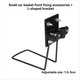 thumbnail image 2 of Soporte de Liberación Rápida para Cesta Delantera y Trasera de Bicicleta, para Portaequipajes, Bicicletas, Bicicletas Plegables, Bicicletas Eléctricas y Scooters, Talla S., 2 of 5