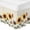 Beige, variant on Green Eucalyptus Leaves Bed Skirt Cal King Size 16 Inch Drop, Adjustable & Elastic Wrap Around Bed Skirts Pleated Dust Ruffles For Twin Full Queen Cal King Base Beds, Summer Watercolor Botanical