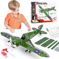 thumbnail image 1 of EASTIN331-Piece Metal Building Kit  STEM Car Model  Educational Toy  Ages 8-12 Green, 1 of 9