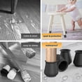 thumbnail image 5 of 16pcs Chair Leg Floor Protectors, Silicone Covers To Protect Floors Felt Bottom Furniture Non Slip Protector Pads Caps, 5 of 5