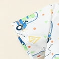 thumbnail image 5 of TOWED22 Toddler Baby Boy Summer Clothes Tractor Letter Short Sleeve T-Shirt Tops Pockets Casual Shorts Set Infant Outfits(Dark Blue,9-12 M), 5 of 8