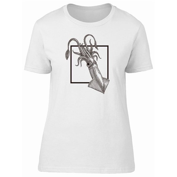 Squid On A Square Tee Men's -Image by Shutterstock