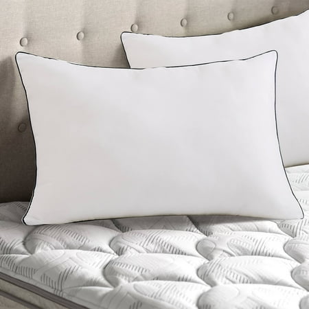 L'AGRATY Bed Pillows For Sleeping 2 Pack, Standard Size Pillows For Bed, Soft Fluffy Hotel Pillows,Down Alternative Filling Pillow(20" x 26")