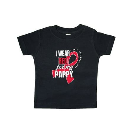

Inktastic Sickle Cell Awareness I Wear Red For My Pappy Gift Baby Boy or Baby Girl T-Shirt