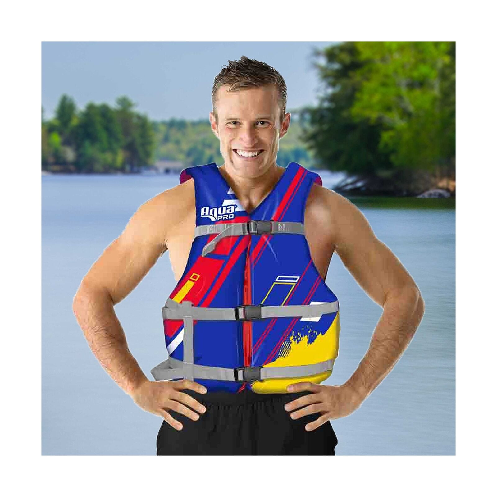 Oceans7 Adult Life Jacket Vest, US Coast Guard Approved, Type III PFD