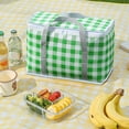 thumbnail image 6 of Insulated Picnic Basket Cooler with Aluminum Foil Lining, Foldable Camping Lunch Bag for Food and Drinks, Portable Thermal Carrier for Outdoor Picnics Beach BBQ and Family Outings, 6 of 6