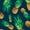 Fly Pineapple Pattern Dark Blue, variant on WIRESTER Cotton Linen Home Organizer Tissue Box Hanging Tissue Cover Storage Bag Pouch, Fly Pineapple Pattern Dark Blue