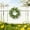 White, variant on Spring Wreaths Front Door Large Valentines Wild Floral Summer Wreaths Outside All Season,Farmhouse Porch Wall Wedding Living Room Home Decor Nearly Natural Mini Ivy Double Ring,Twig Base Wreaths