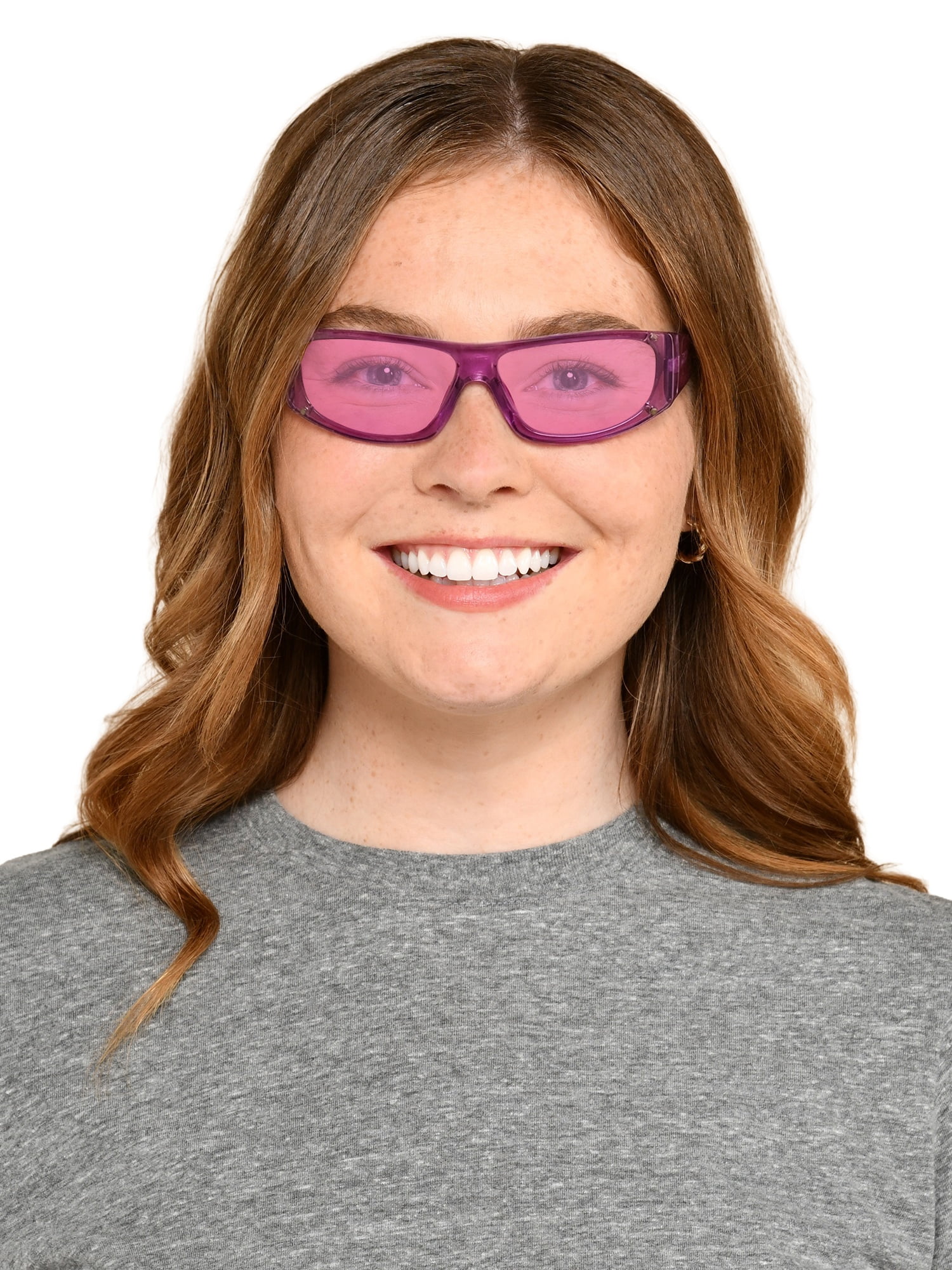Panama Jack® x Foster Grant® Purple Shield Women's Sunglasses with