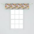 thumbnail image 2 of Ambesonne Shells Window Valance, Pile of Seashells, 54" X 12", Multicolor, 2 of 3