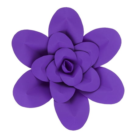 Mega Crafts 16 Handmade Paper Flower In Purple For Home Decor Wedding Bouquets Receptions Event Flower Planning Table Centerpieces