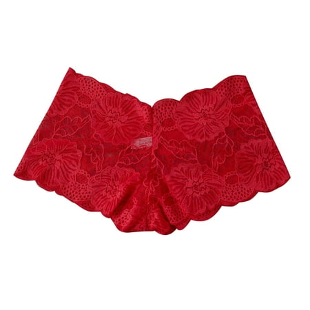 

TAIAOJING Womens Cotton Briefs New Fashion Lingerie Lace Underpant Sleepwear S-XL Underwear Panties Brief