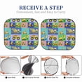 thumbnail image 6 of Xecao Construction Machinery for Foldable Car Sun Shades (2-Pack) offer sun protection with an easy-fold design for convenient windshield shading., 6 of 7