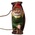 thumbnail image 2 of HAHUT Funny Garden Gnomes Decorations Outdoor Cute Resin Hammock Gnome Hanging Statues Garden Decor Backyard Art (Green), 2 of 10