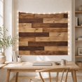 thumbnail image 5 of Horizontal Wooden Planks with Arranged Staggered Brick Like, Mystical Fantasy for Space Lovers, Galaxy Room Decor, Housewarming Gift, Tapestry Wall Hanging for Bedroom and Dorm, 5 of 7