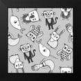 thumbnail image 2 of Averinos, Melissa 20x20 Black Modern Framed Museum Art Print Titled - Scandy Baby Pattern XIC, 2 of 5
